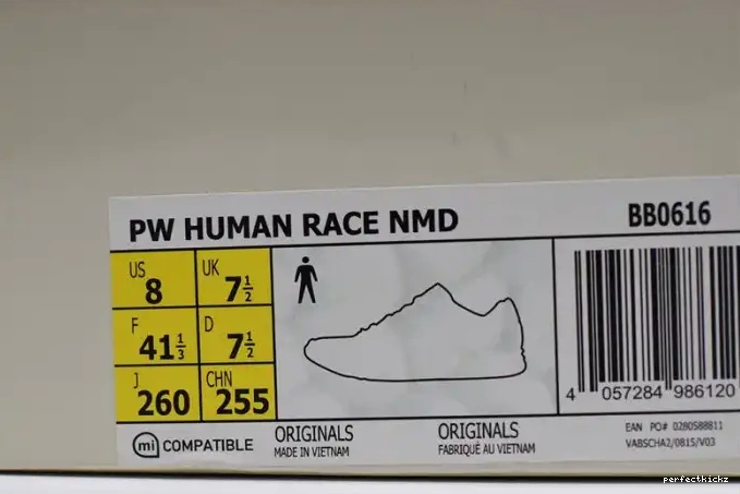 mens red NMD RACE PW BB0616 HUMAN 